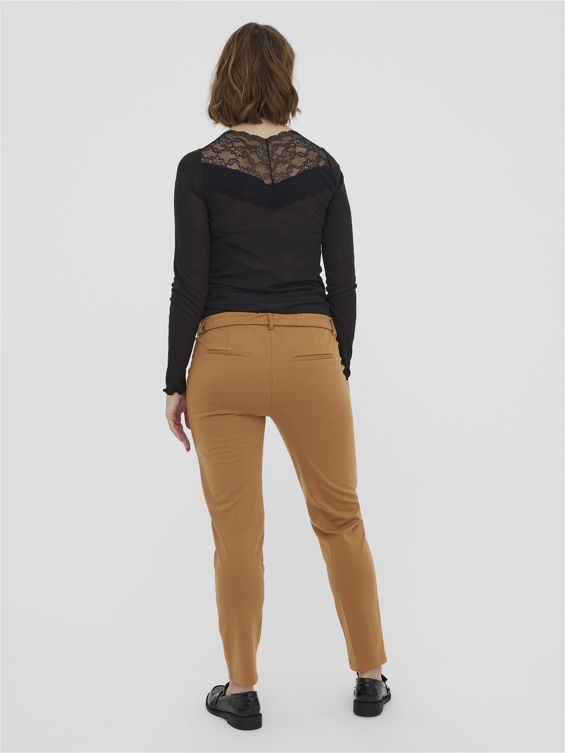 MAMA.LICIOUS Pantaloni Tapered Fit -Tobacco Brown - 20015718