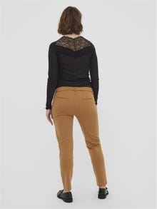 MAMA.LICIOUS Pantaloni Tapered Fit -Tobacco Brown - 20015718