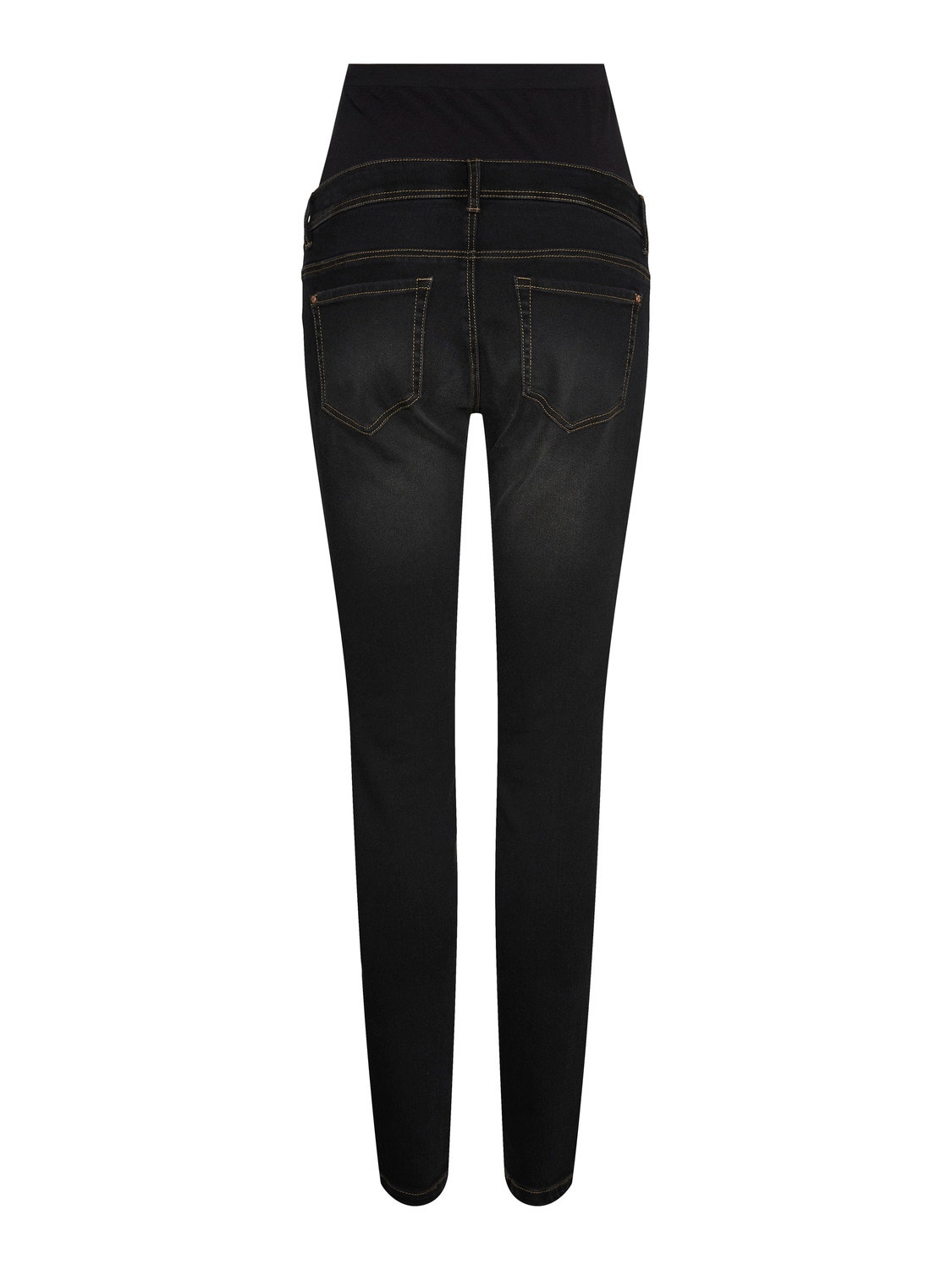 MAMA.LICIOUS Jeans Slim Fit -Black Denim - 20015900