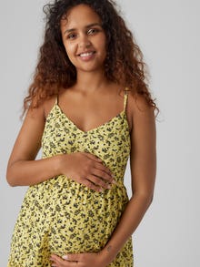 MAMA.LICIOUS MLVIKY Gravidklänning -Yellow Cream - 20015904