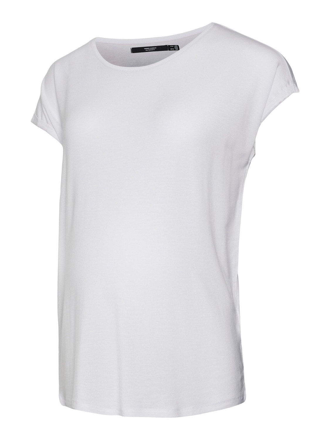 MAMA.LICIOUS Krój regularny Okragly dekolt T-shirt -Bright White - 20015985