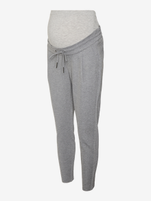 MAMA.LICIOUS Pantalones Corte loose -Medium Grey Melange - 20015988