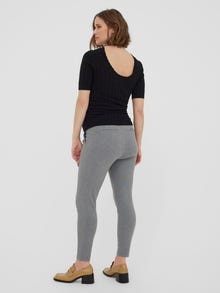 MAMA.LICIOUS Pantalones Corte loose -Medium Grey Melange - 20015988