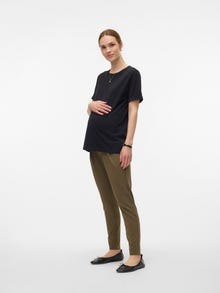 MAMA.LICIOUS Loose fit Housut -Ivy Green - 20015988