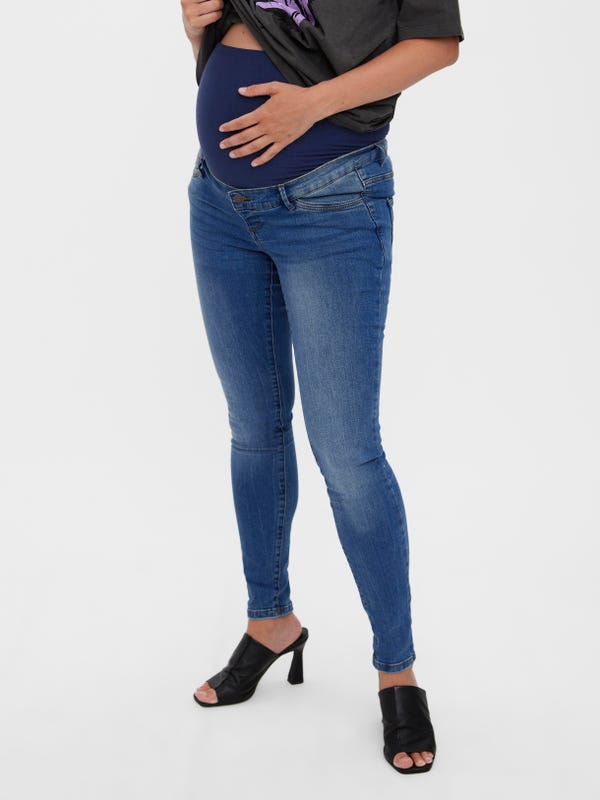 MAMALICIOUS Skinny Jeggings in Nero Denim | ABOUT YOU MAMALICIOUS Skinny Jeggings in Nero Denim | ABOUT YOU