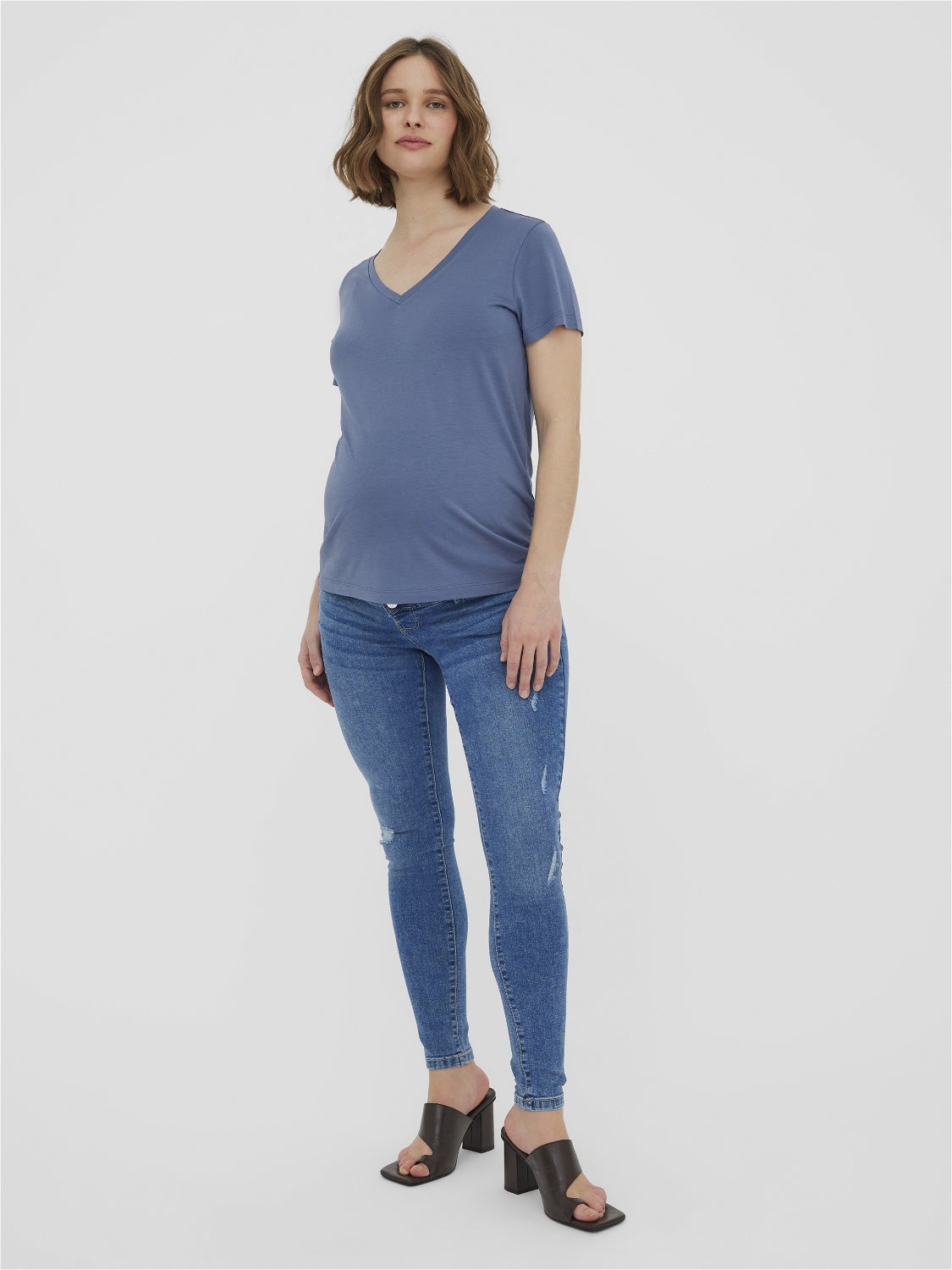 Maternity-jeans, Medium Blue