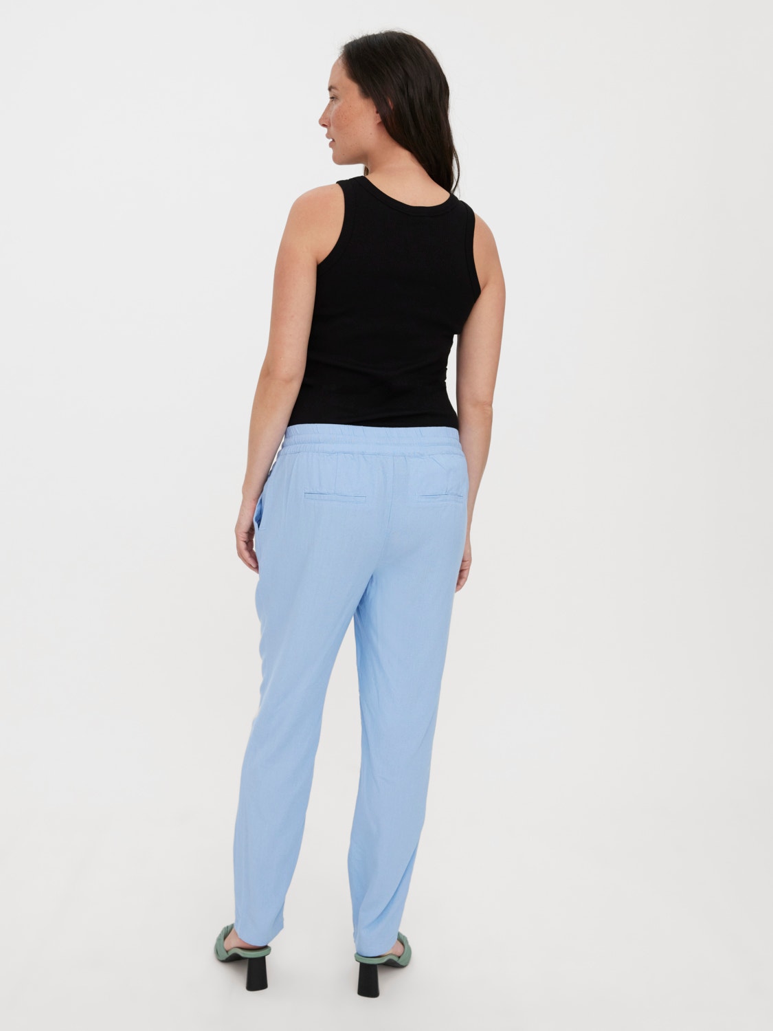 MAMA.LICIOUS Pantalons Regular Fit -Blue Bell - 20016050