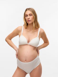 MAMA.LICIOUS MLAIRA Nursing Bra -Snow White - 20016171