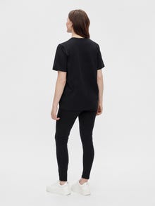 MAMA.LICIOUS Locker geschnitten Rundhals Tank-Top -Black - 20016251