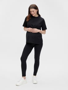 MAMA.LICIOUS Locker geschnitten Rundhals Tank-Top -Black - 20016251
