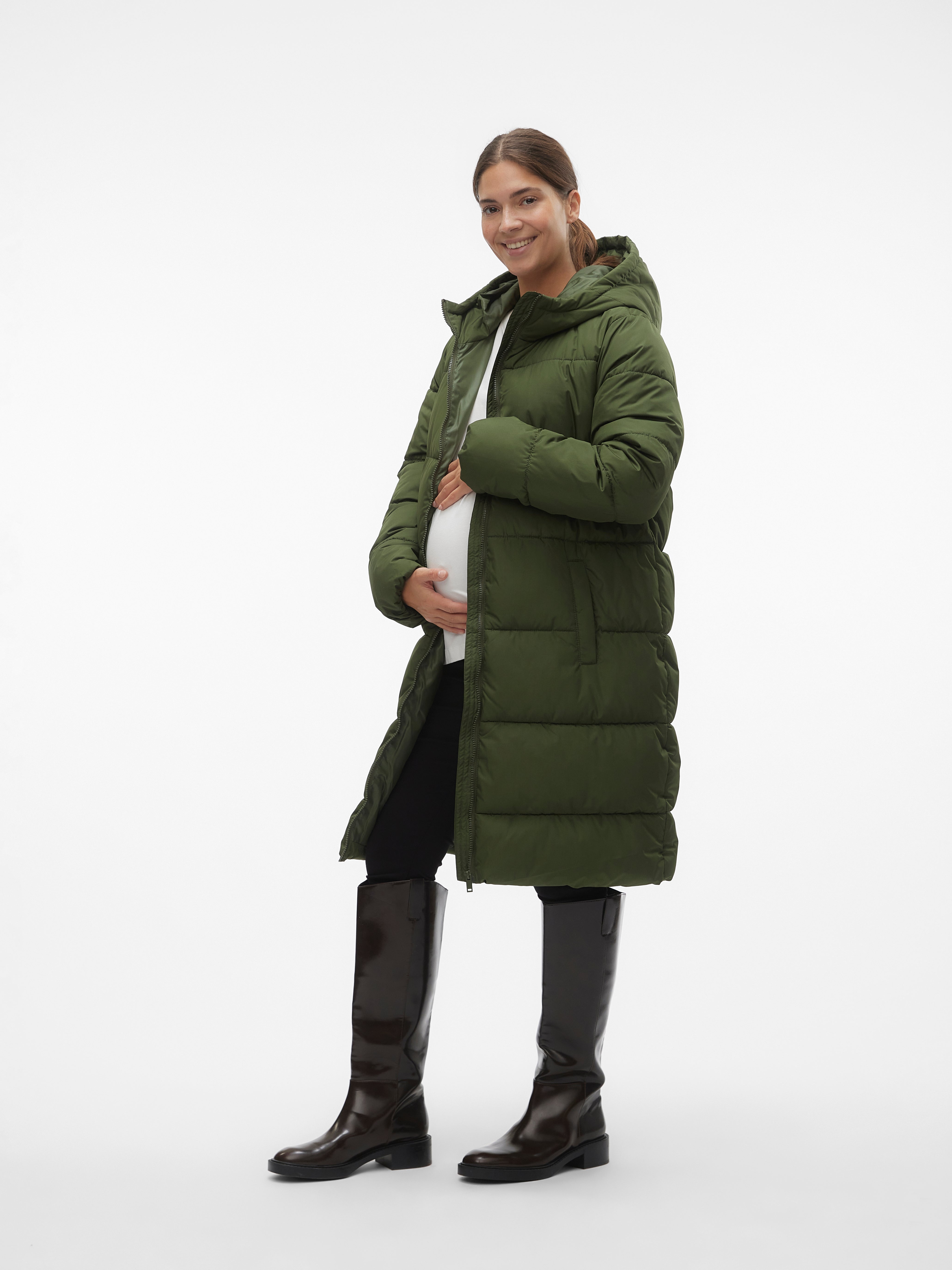 Long 2024 maternity coat