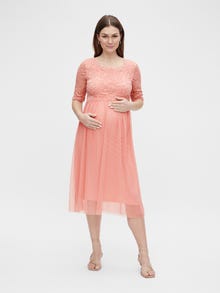 MAMA.LICIOUS MLMIVANE Graviditetskjole -Rosette - 20016369