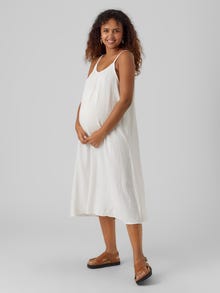 MAMA.LICIOUS VMMNATALI Robe de Maternité -Snow White - 20016414