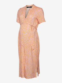 MAMA.LICIOUS VMMVICA Vestido de Maternidad -Prism Pink - 20016419