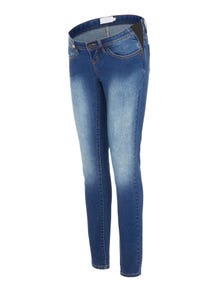 MAMA.LICIOUS Krój slim Jeans -Medium Blue Denim - 20016422