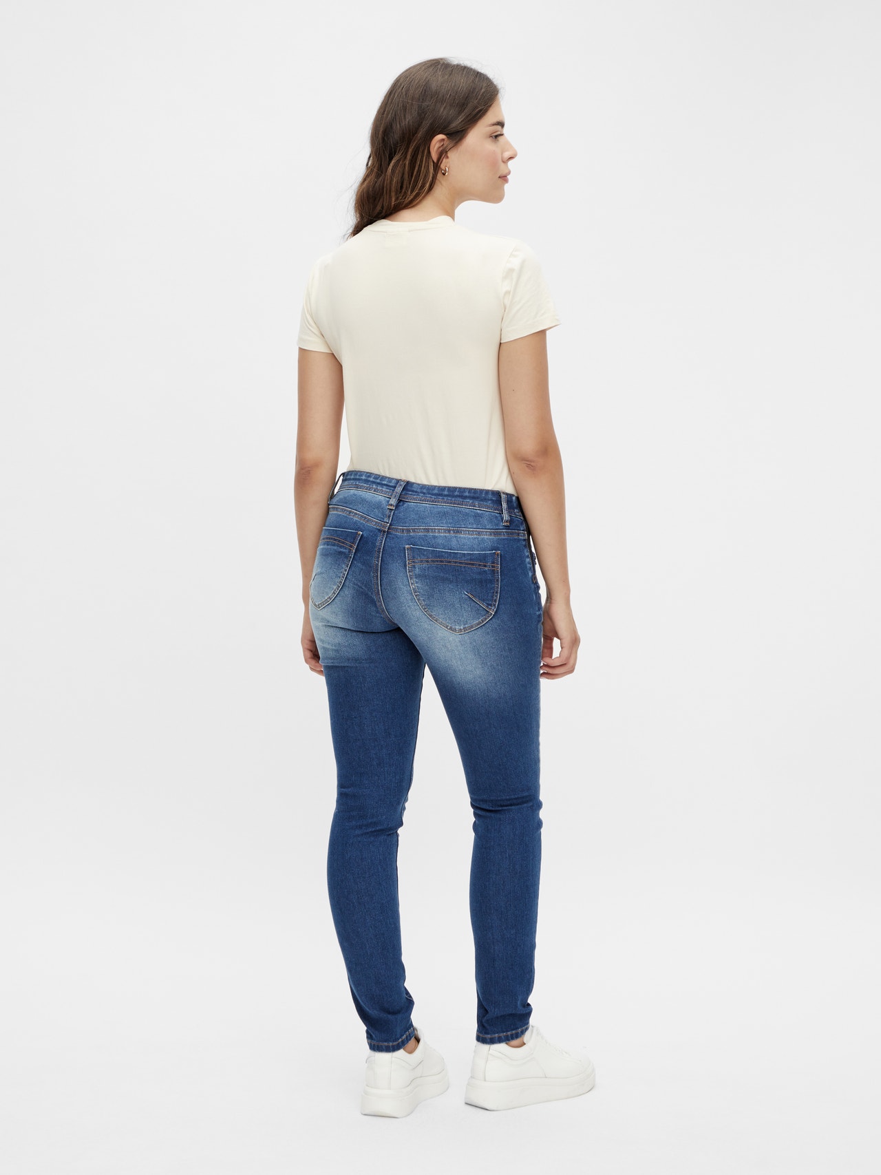 Maternity-jeans, Medium Blue