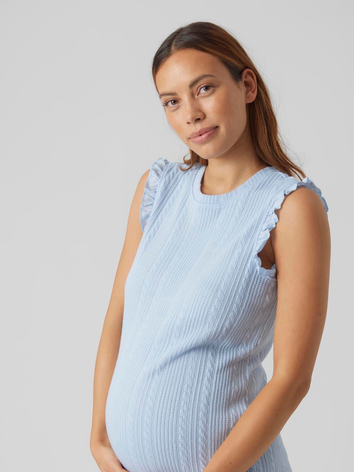MAMA.LICIOUS Maternity-dress -Blue Bell - 20016423