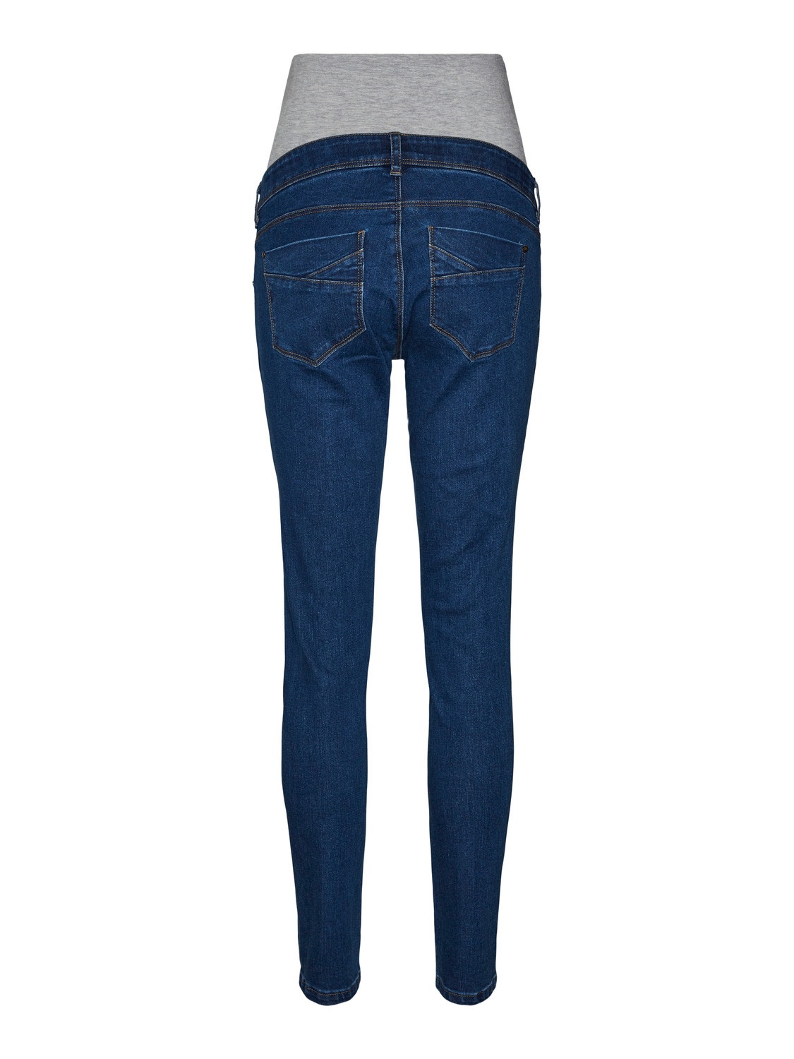 MAMA.LICIOUS Slim Fit Jeans -Dark Blue Denim - 20016445