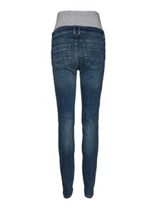 MAMA.LICIOUS Krój slim Jeans -Medium Blue Denim - 20016521
