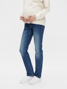MAMA.LICIOUS Krój slim Jeans -Medium Blue Denim - 20016521