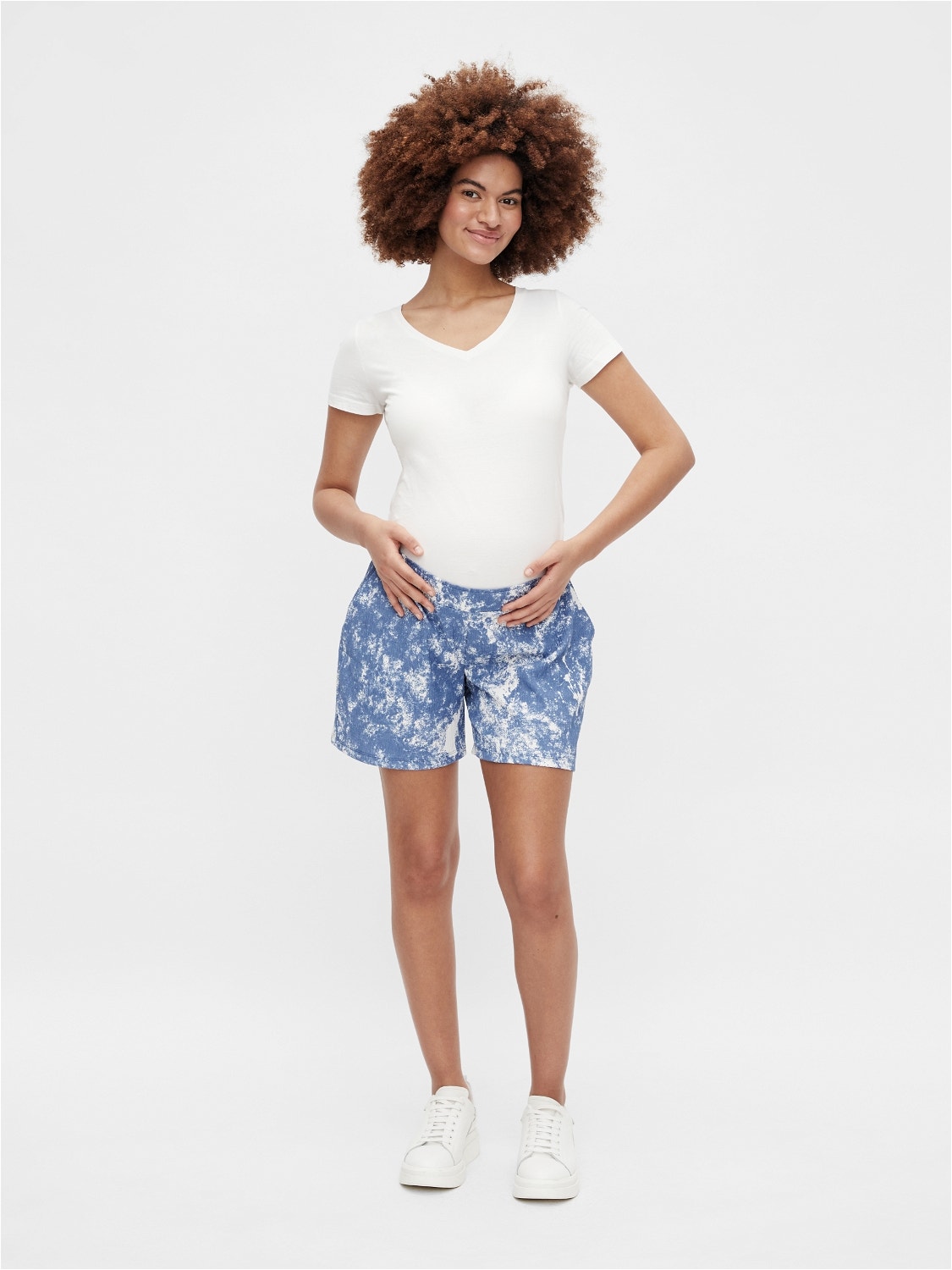 MAMA.LICIOUS Umstands-shorts -Faded Denim - 20016630