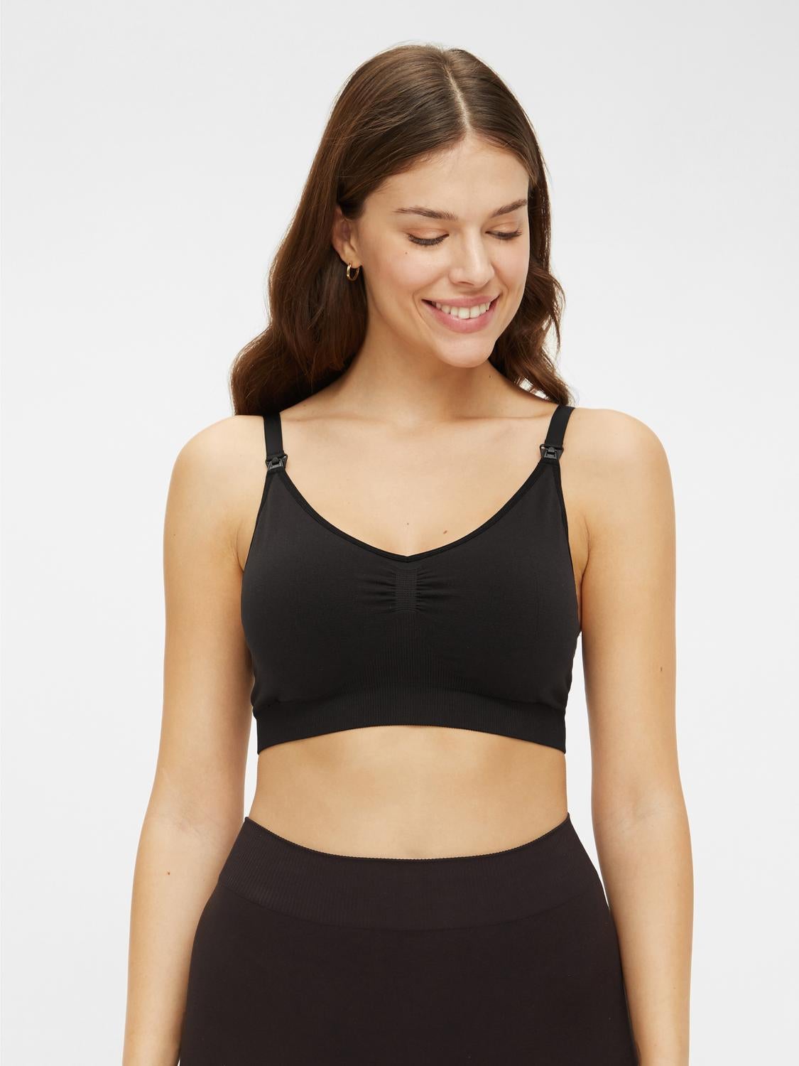 MAMA 2-pack Nursing Tops - Black - Ladies