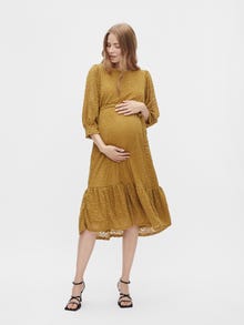 MAMA.LICIOUS Mamma-klänning -Honey Mustard - 20016736