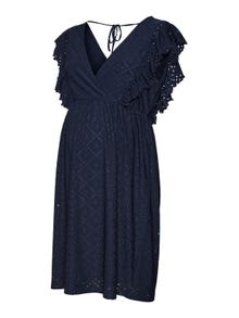 MAMA.LICIOUS vente-kjole -Navy Blazer - 20016751