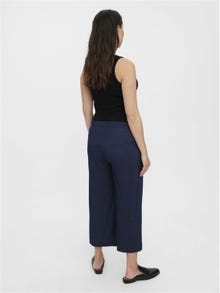 MAMA.LICIOUS Pantalons Loose Fit -Navy Blazer - 20016761