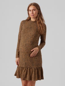 MAMA.LICIOUS Umstands-Kleid -Tobacco Brown - 20016822