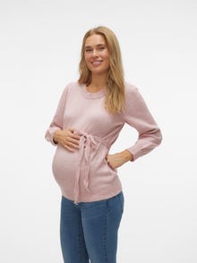 MAMA.LICIOUS PULL EN MAILLE -Misty Rose - 20016864