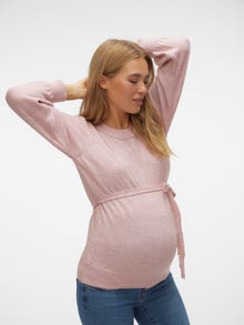 MAMA.LICIOUS PULL EN MAILLE -Misty Rose - 20016864