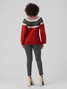 MAMA.LICIOUS Umstands-strickpullover -High Risk Red - 20016973