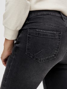 MAMA.LICIOUS Krój slim Jeans -Black Denim - 20017023