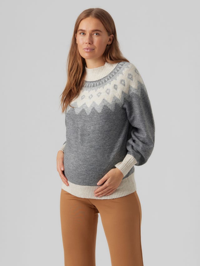 MAMA.LICIOUS Knitted maternity-pullover - 20017112