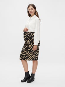MAMA.LICIOUS Falda larga Cintura alta -Black - 20017231