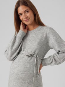 MAMA.LICIOUS MLNEWANNE Maternity Dress -Light Grey Melange - 20017356