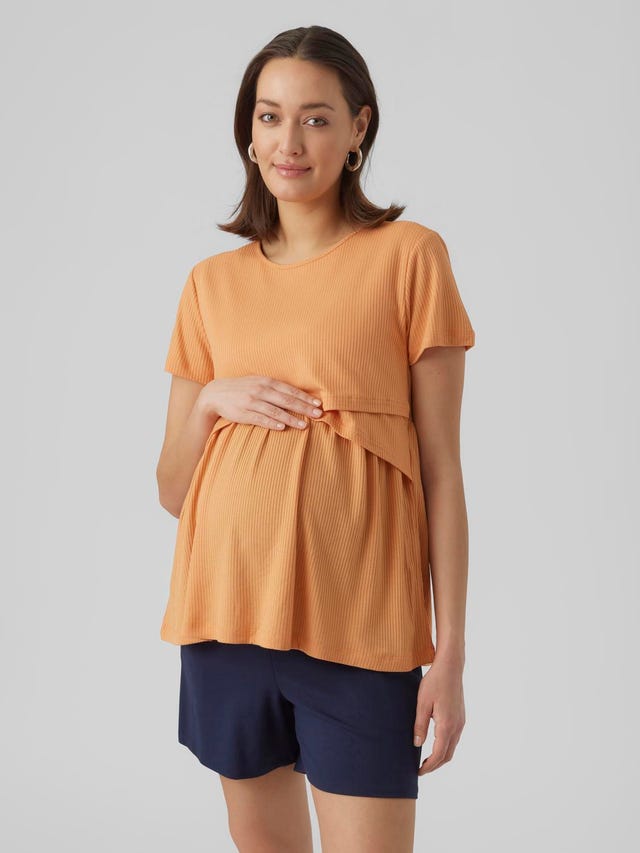 MAMA.LICIOUS Tops Regular Fit Col rond - 20017397