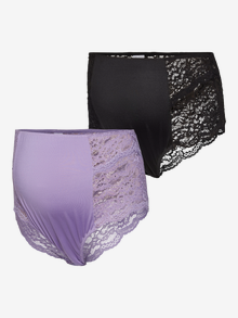 MAMA.LICIOUS MLSENIA 2-pack Slips -Black - 20017407