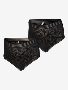 MAMA.LICIOUS MLHAILEE 2-pack Trusser -Black - 20017439