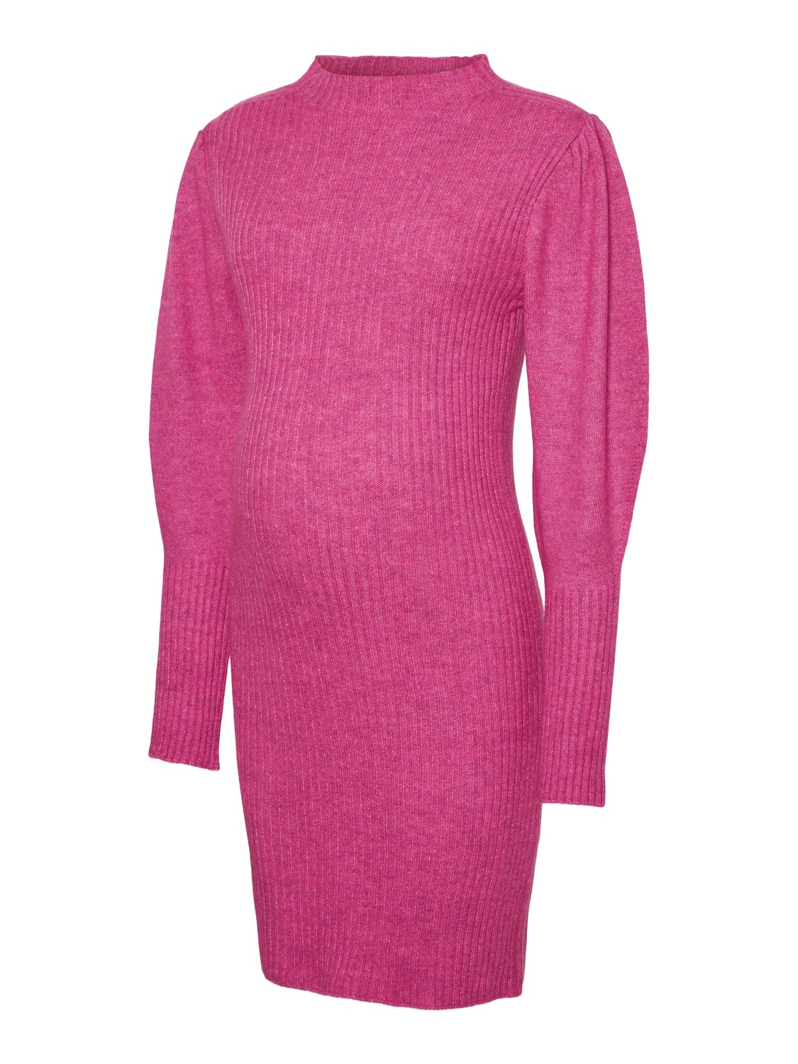 MAMA.LICIOUS Knitted maternity-dress -Fuchsia Purple - 20017649