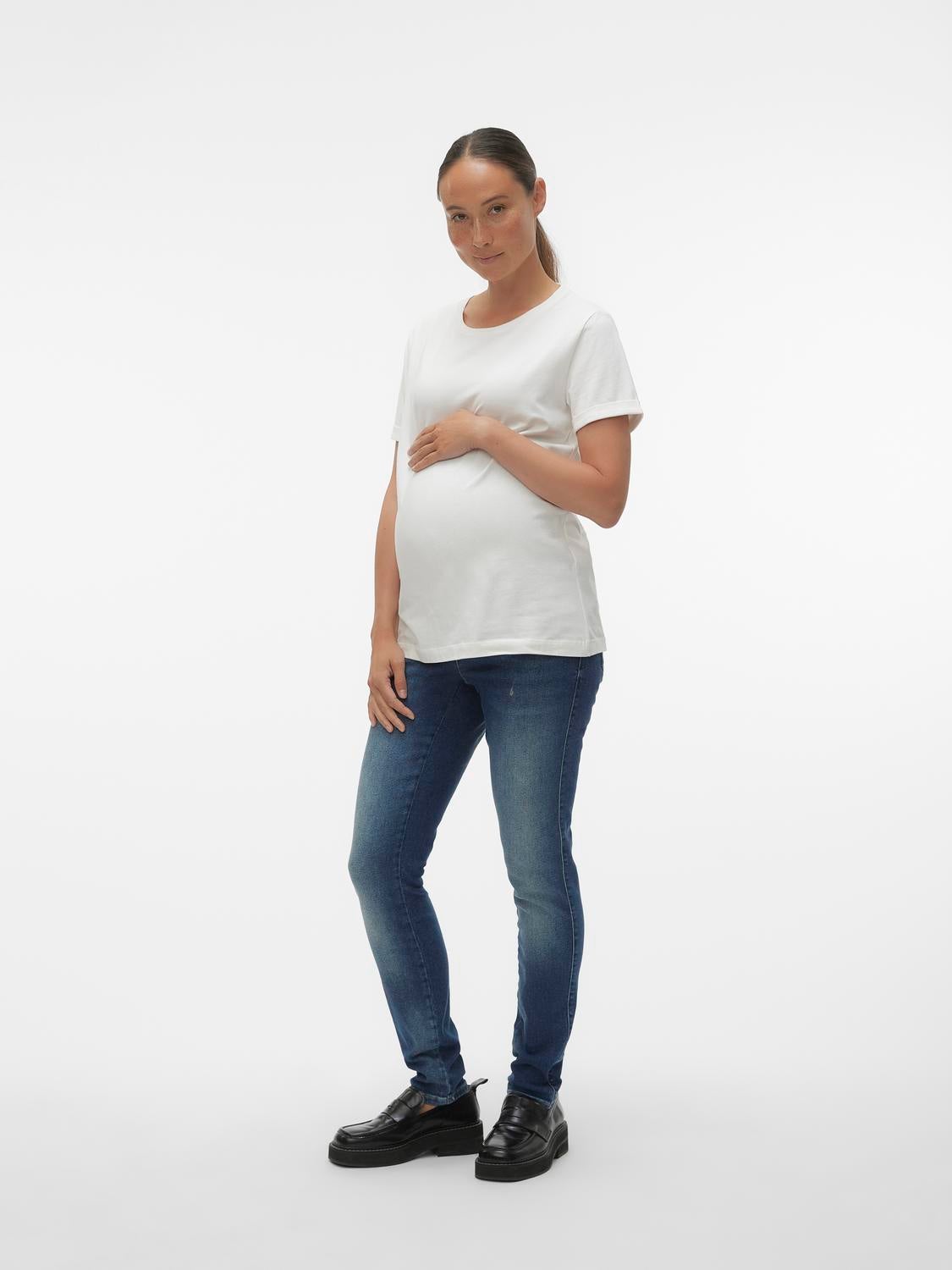 Krój slim Bardzo wysoka talia Jeans