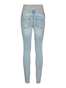 MAMA.LICIOUS Slim Fit Extra high waist Jeans -Light Blue Denim - 20017757