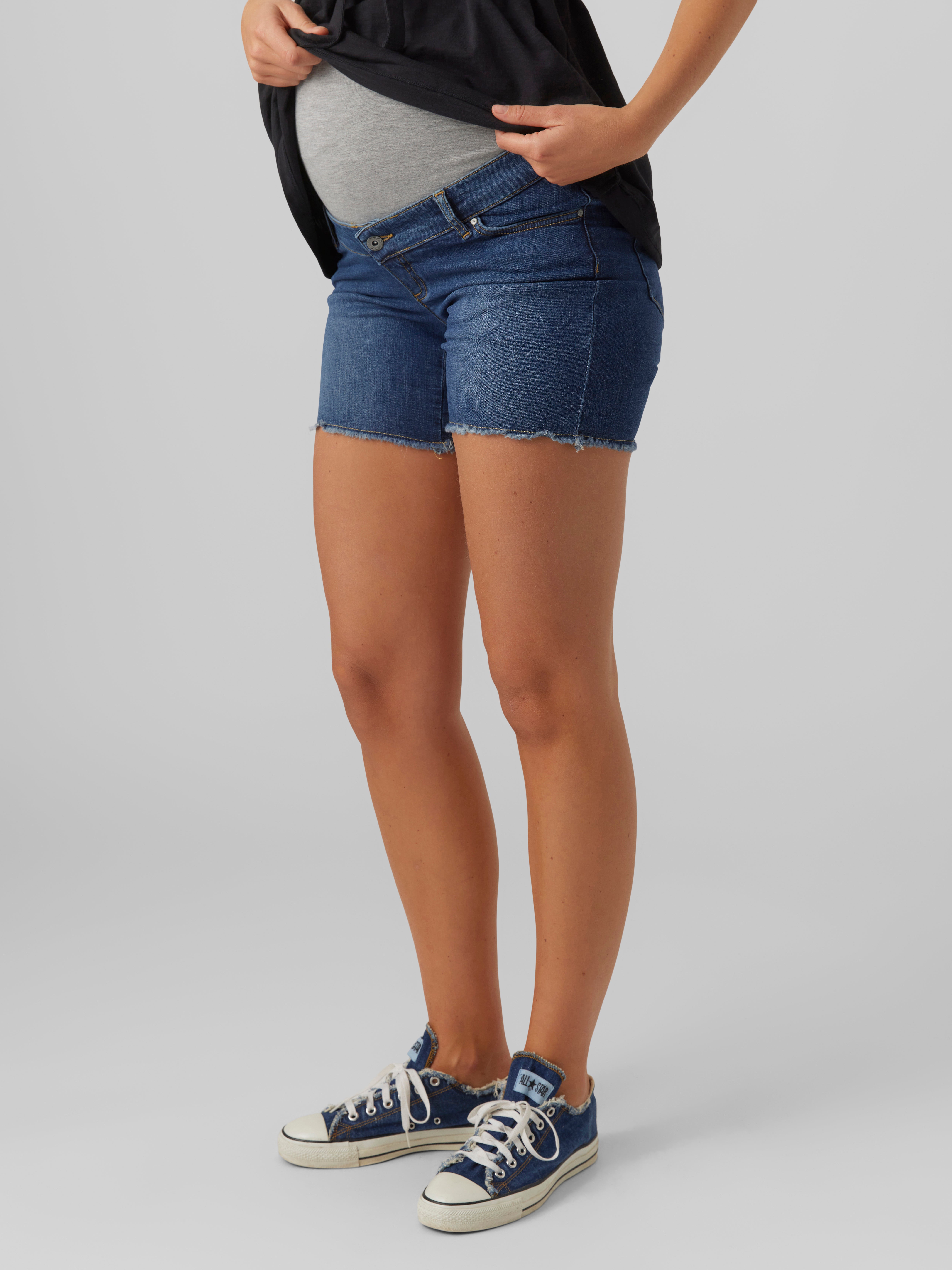 Short En Jean Zara Fille – Taille 11-12 – Bleu – Ourlet Brut Découpé – Légèrement Vieilli