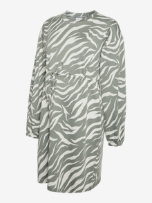 MAMA.LICIOUS MLYATES Sukienka Ciążowa -Whitecap Gray - 20017913