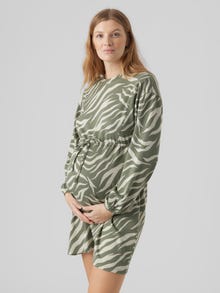 MAMA.LICIOUS MLYATES Sukienka Ciążowa -Whitecap Gray - 20017913