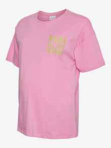 MAMA.LICIOUS T-shirt Loose Fit Scollo a U -Sachet Pink - 20017922