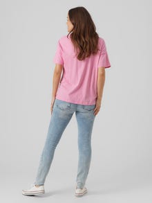 MAMA.LICIOUS T-shirt Loose Fit Scollo a U -Sachet Pink - 20017922