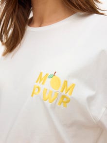 MAMA.LICIOUS Maternity-t-shirt -Snow White - 20017922