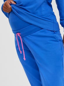MAMA.LICIOUS Pantalones Corte regular Detalle elástico -Palace Blue - 20017954